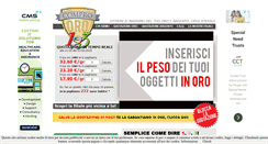Desktop Screenshot of comprooro123.it